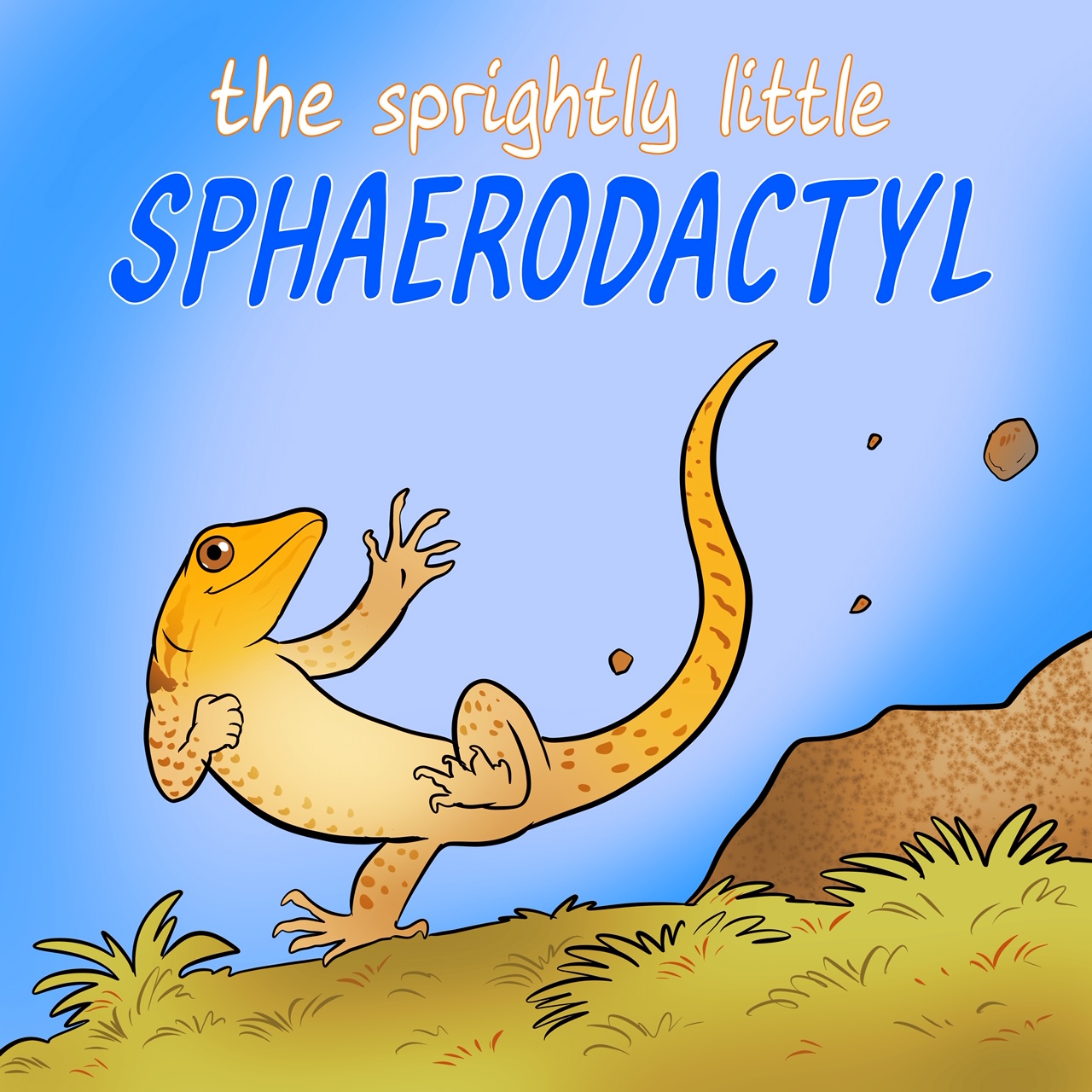 art Ethan Kocak Sphaerodactylus sprightly sphaerodactyl gecko cartoon