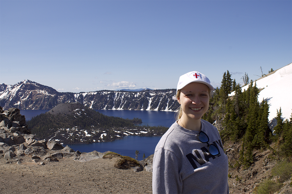 Kat and mountains